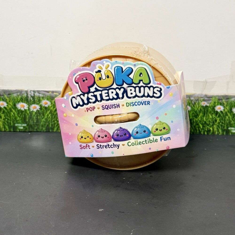 Puka Mystery Buns Squishy Swirly Dumplings Collectible Blind Pack Mystery New